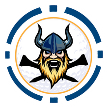 Load image into Gallery viewer, Golf Ball Marker Poker Viking
